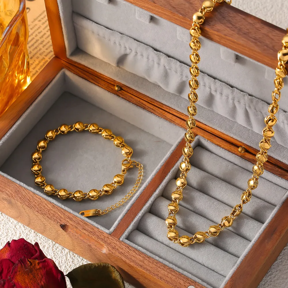 18K Gold-Plated Copper Necklace, image 3