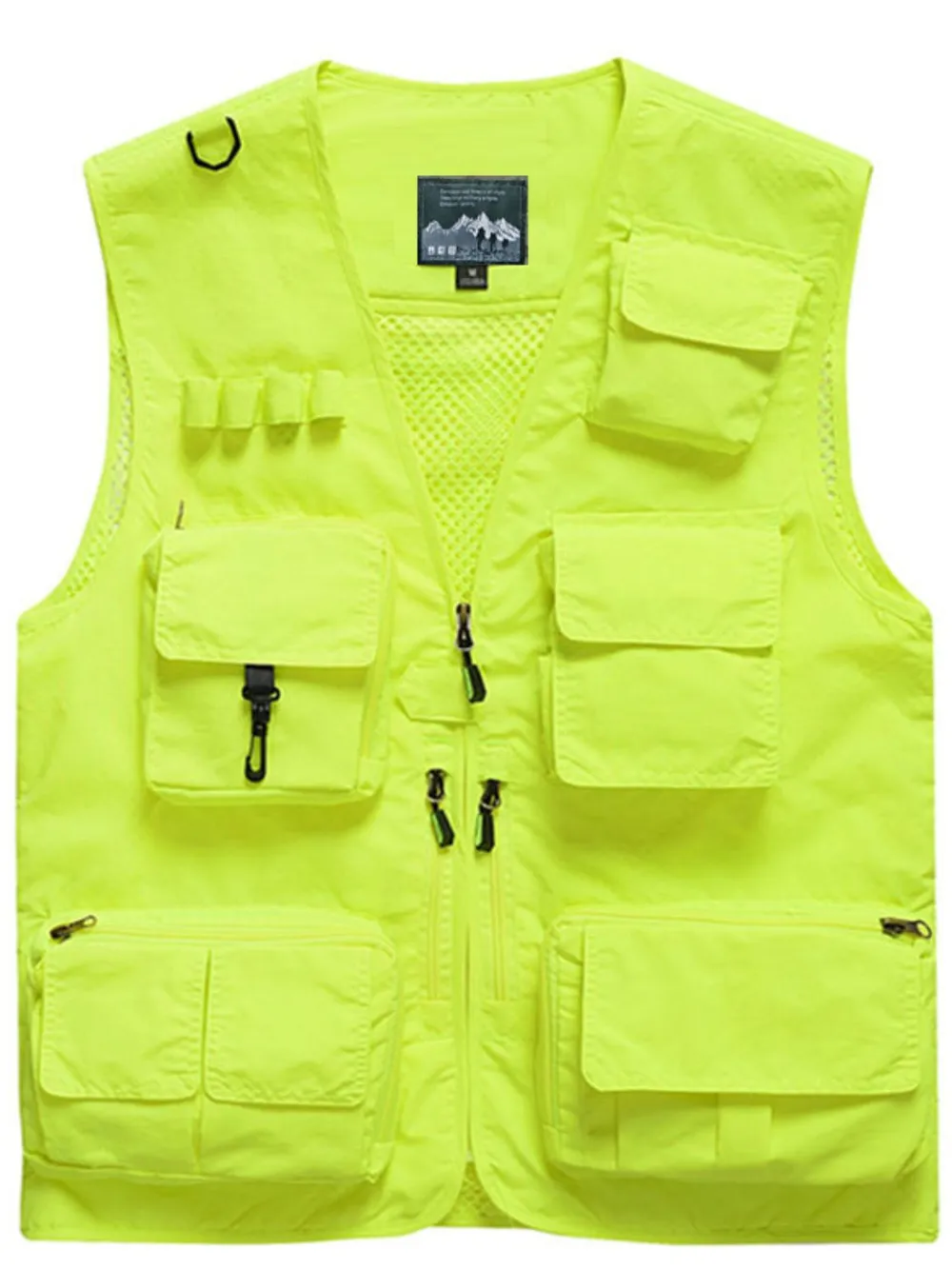 Men's Full Size Mesh Zip Up Vest Plus Size, image 2