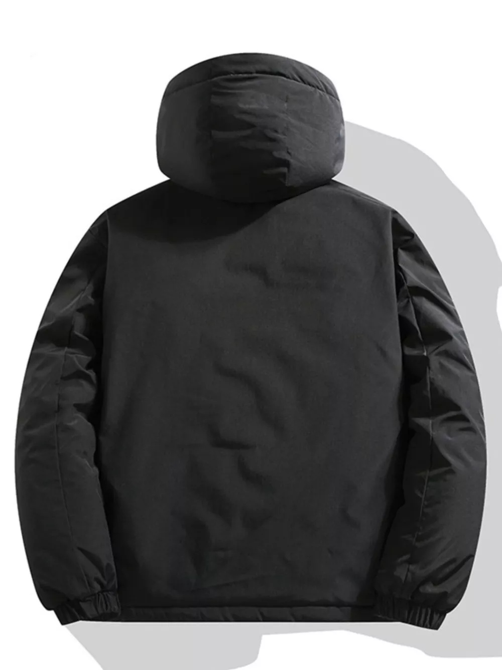 Men's Full Size Hooded Padded Winter Coat Plus Size, image 2