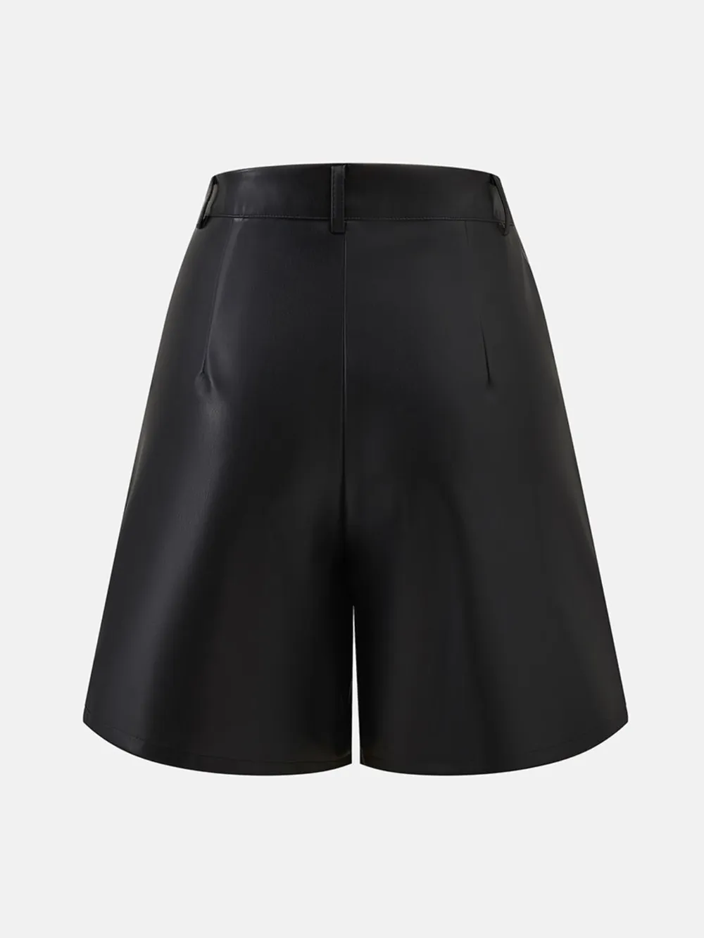 PU Leather High Rise Shorts, image 12