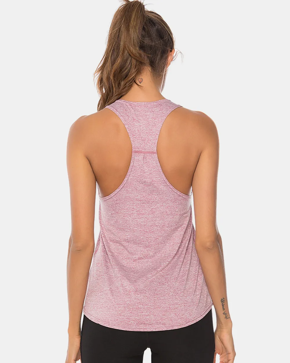 Full Size Scoop Neck Wide Strap Active Tank, image 22