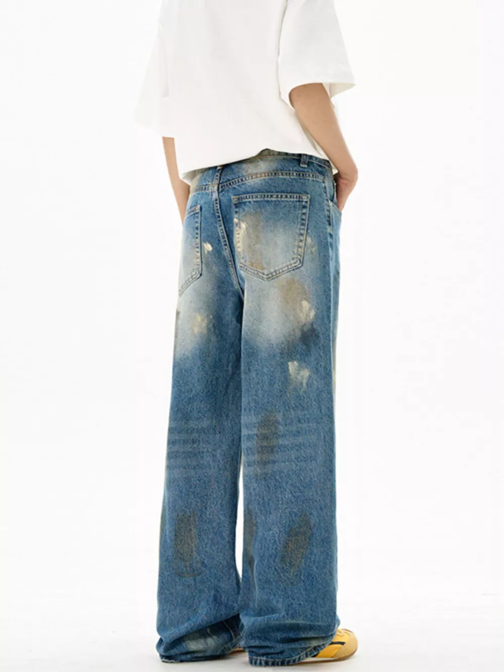 Men's Wide Leg Jeans, image 4