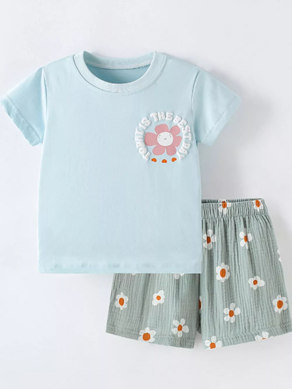 Children's Daisy T-Shirt and Shorts Set, image 3