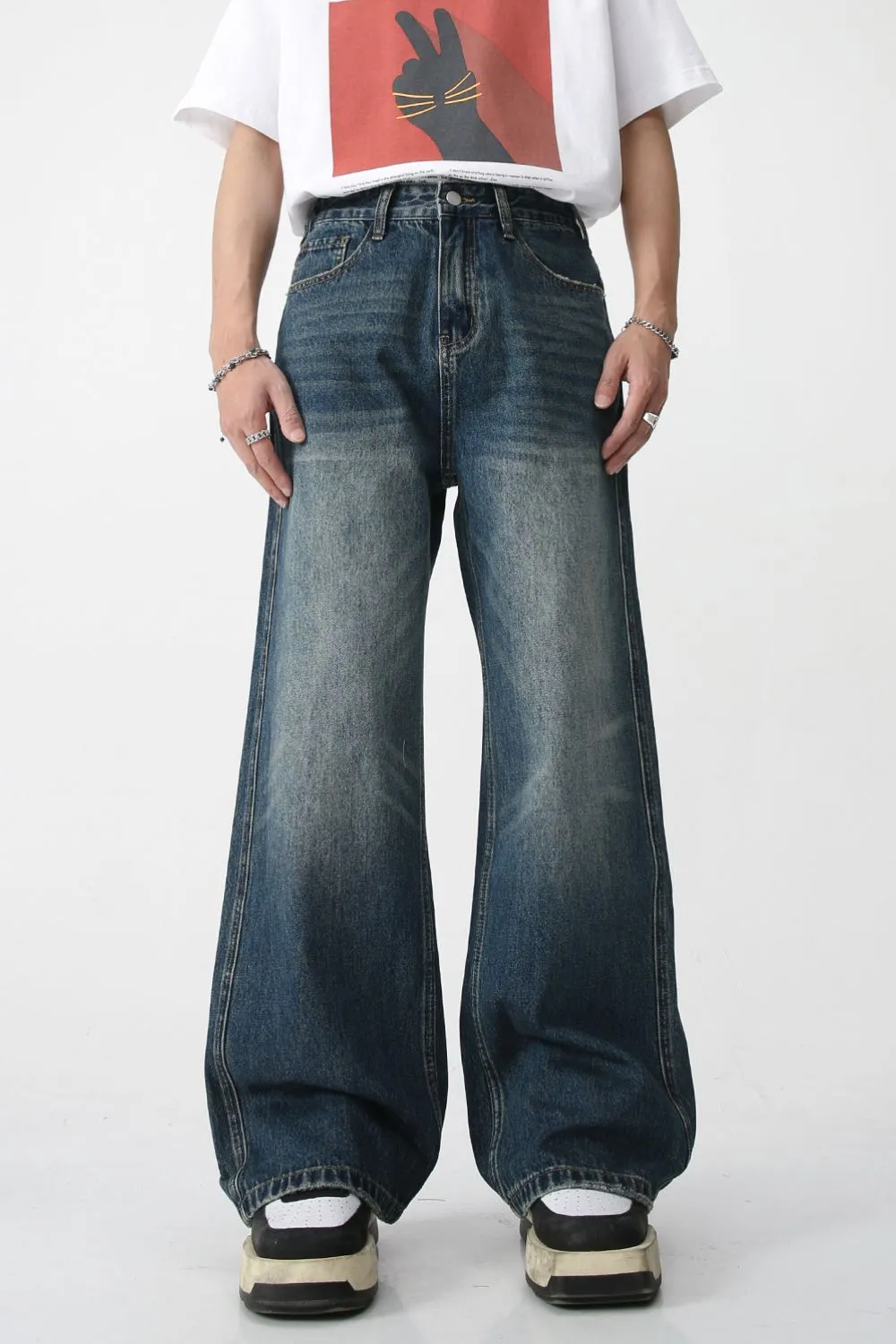 Bootcut Jeans with Pockets, image 3