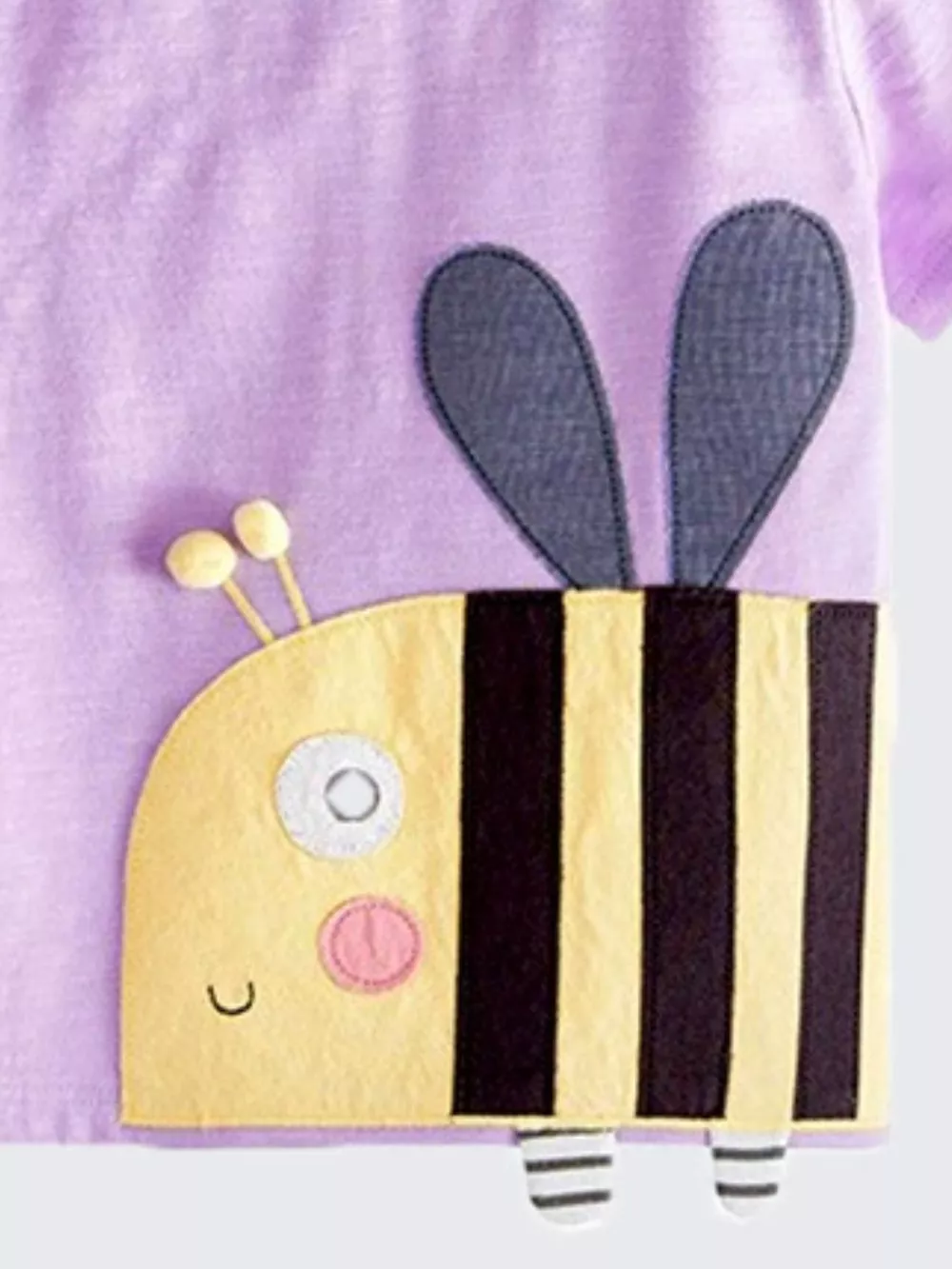 Children's Bee Applique Short Sleeve T-Shirt, image 3