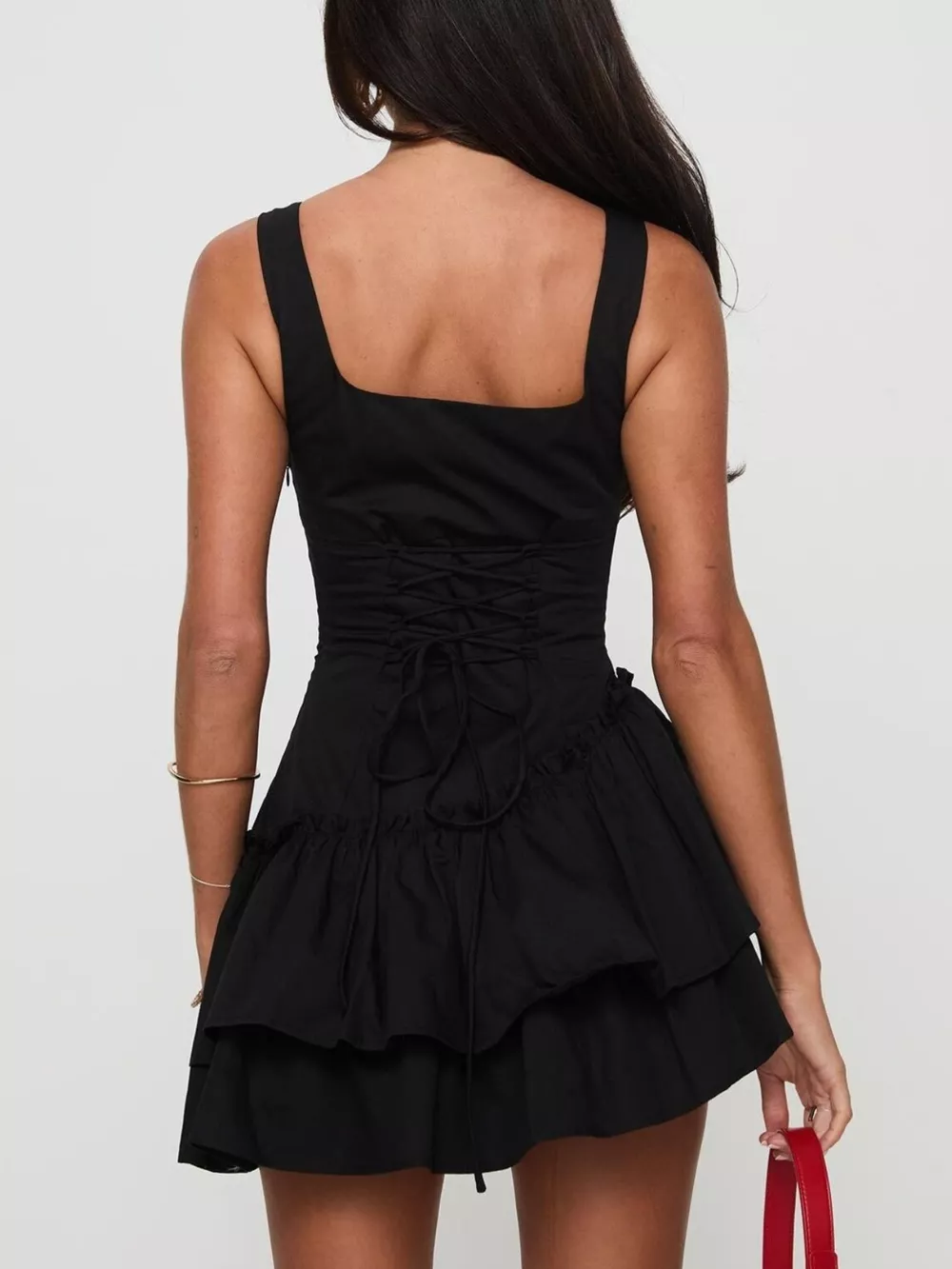 Ruffled Layered Mini Dress, image 9