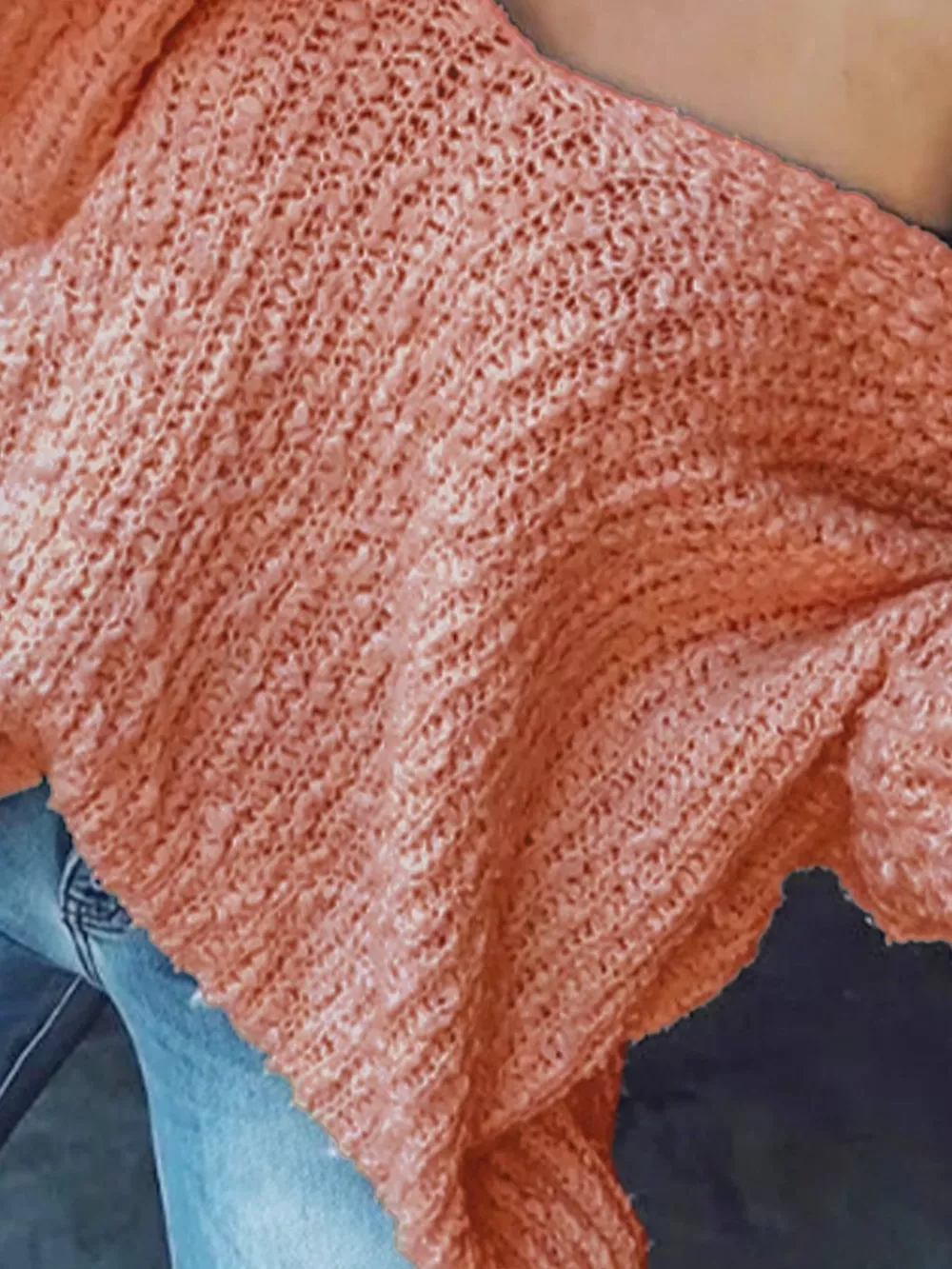 Loose Fit Long Sleeve Sweater, image 24