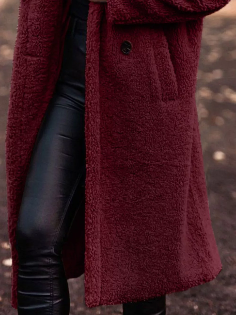 Teddy Bear Hooded Longline Outerwear, image 27