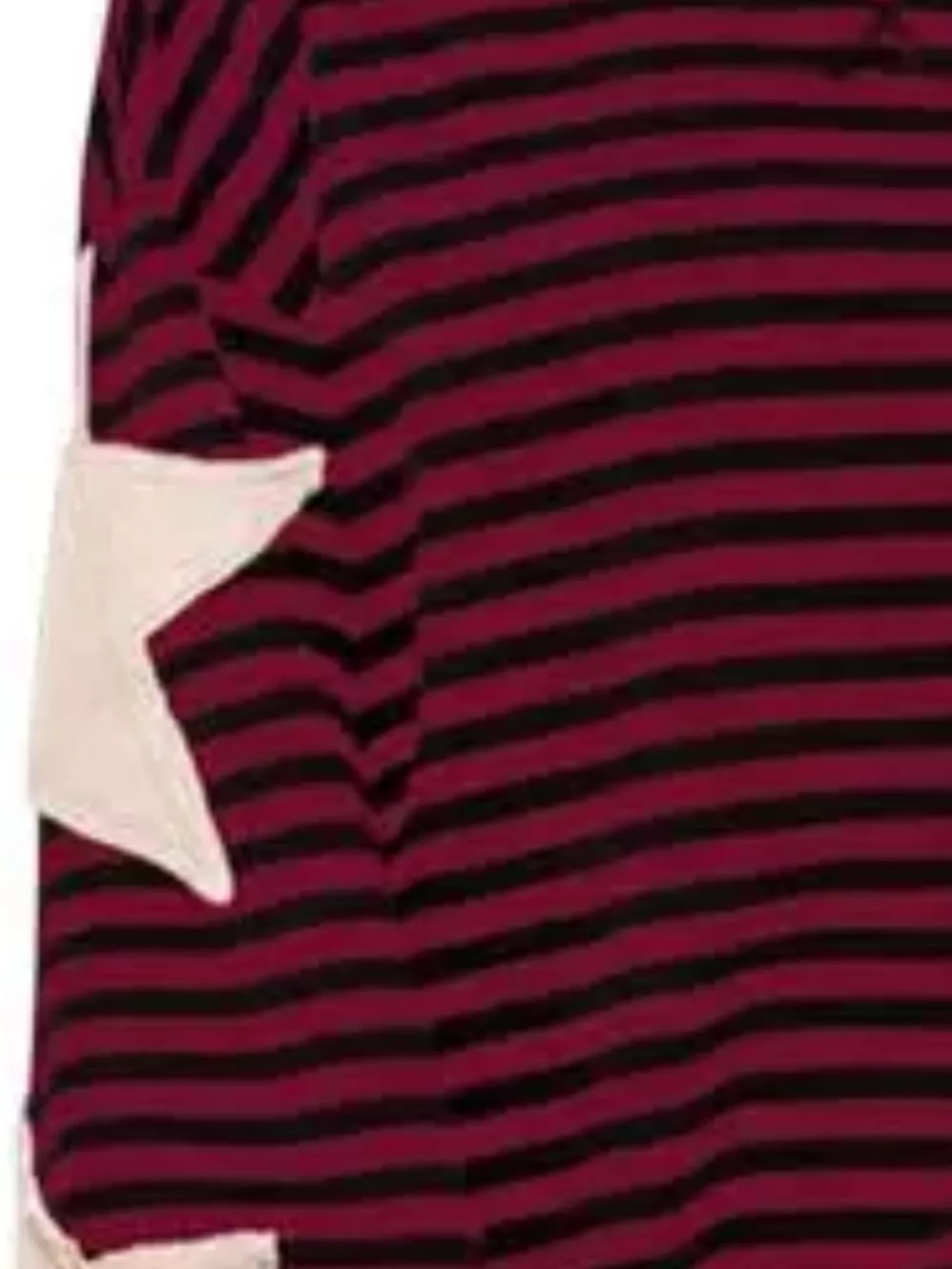 Full Size Star Patch Striped Oversized Sweatshirt Plus Size, image 16