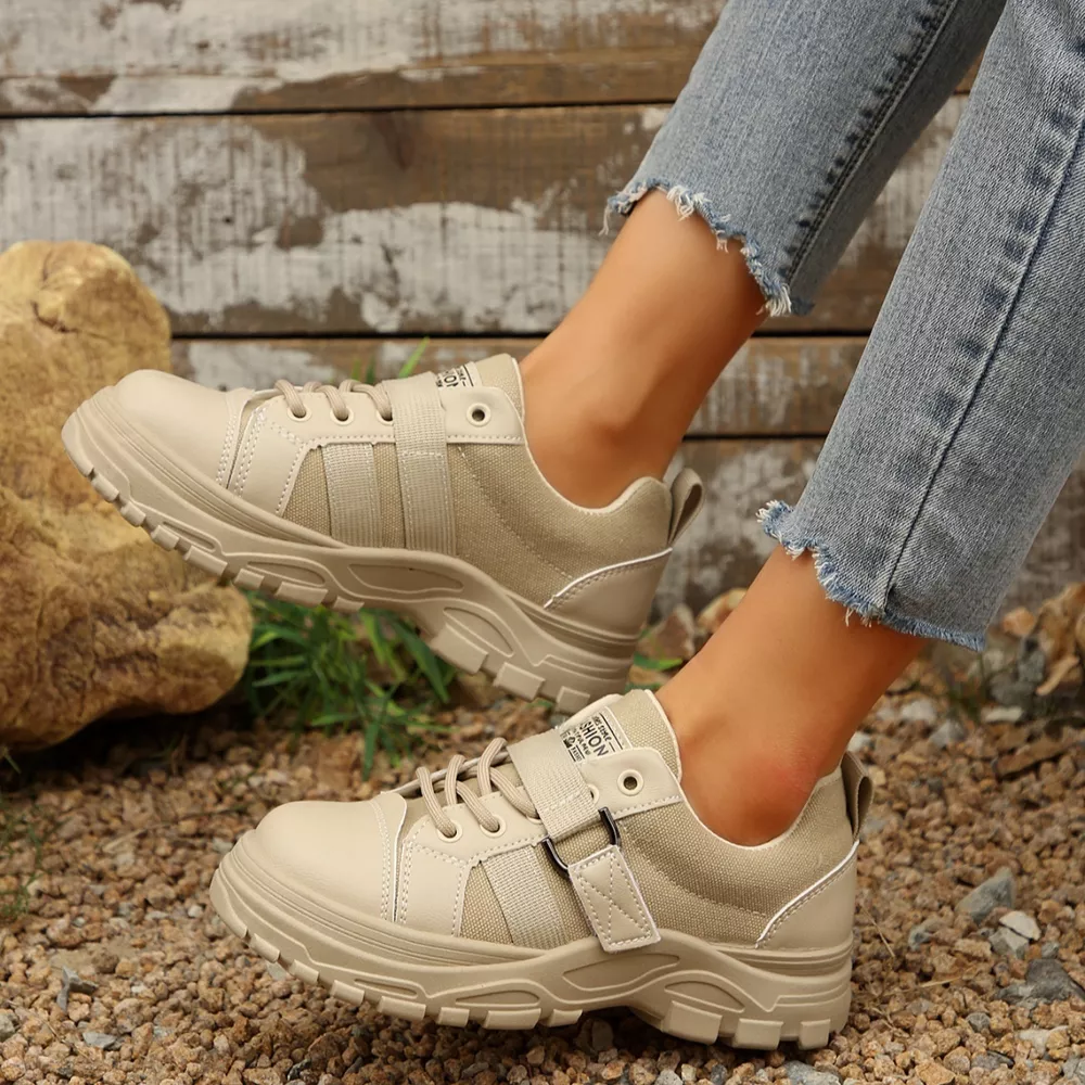 Lace Up Platform Casual Sneakers, image 8