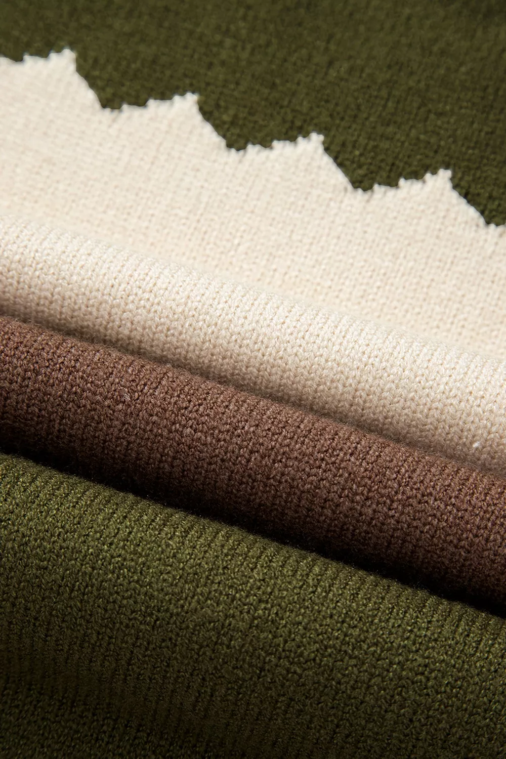 Colorblock Crew Neck Drop Shoulder Sweater, image 11
