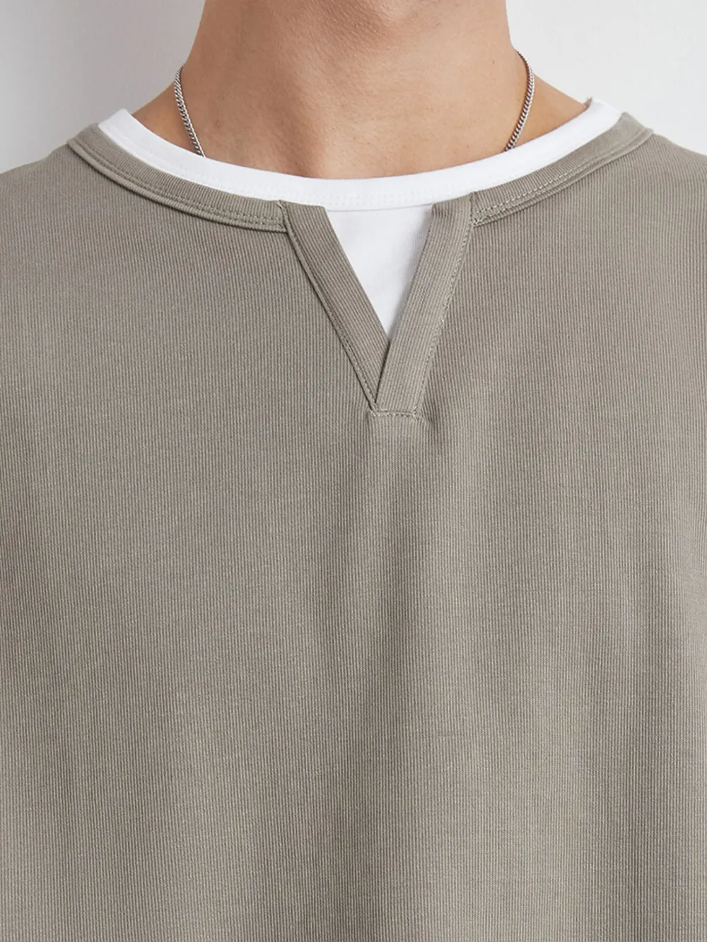 Men's Plus Size Round Neck Short Sleeve T-Shirt, image 5