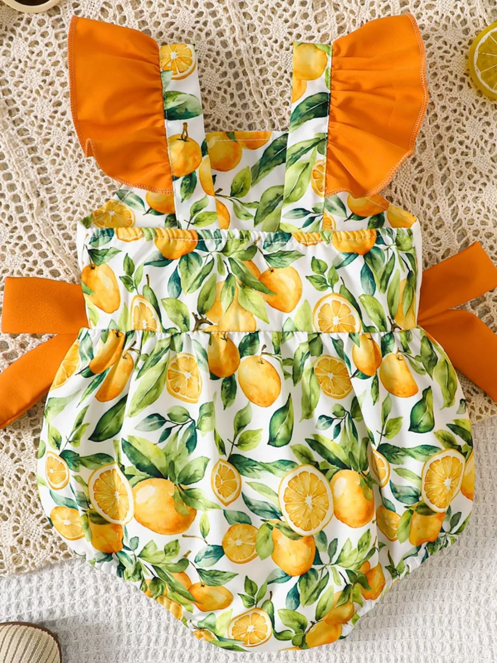 Children's Mama's Girl Cow Print Ruffle One-Piece, image 11