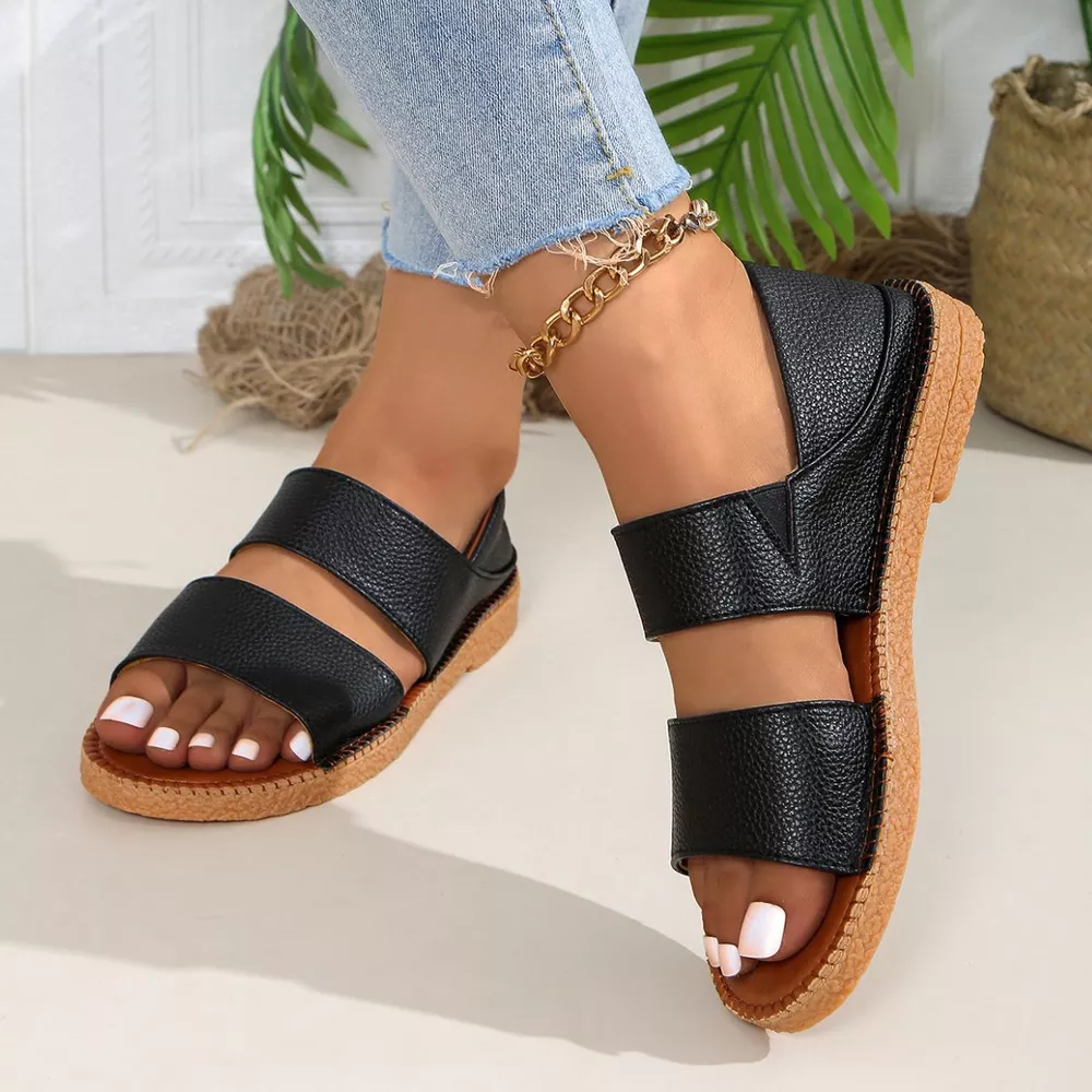 Open Toe Flats Sandals, image 4