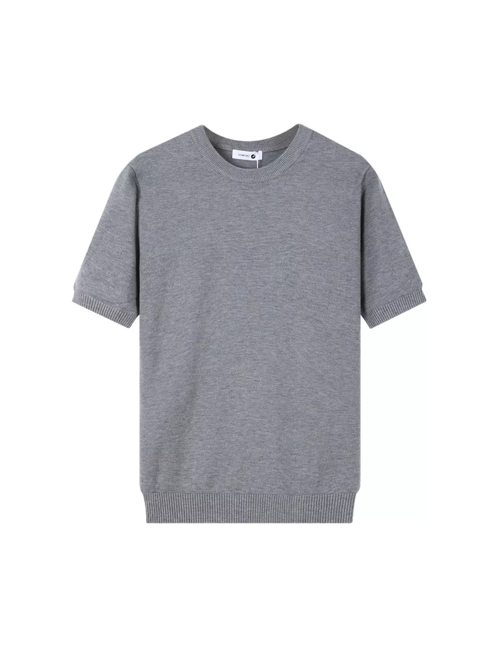 Men's Plus Size Casual Short Sleeve Knit Top, image 5