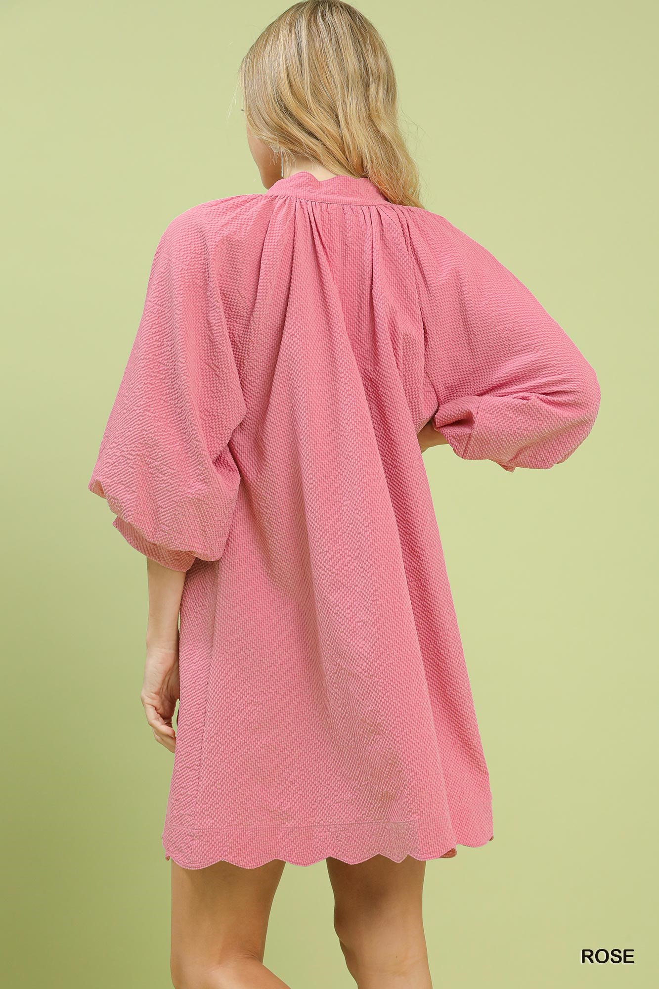 Textured Pocket Mini Dress, image 3