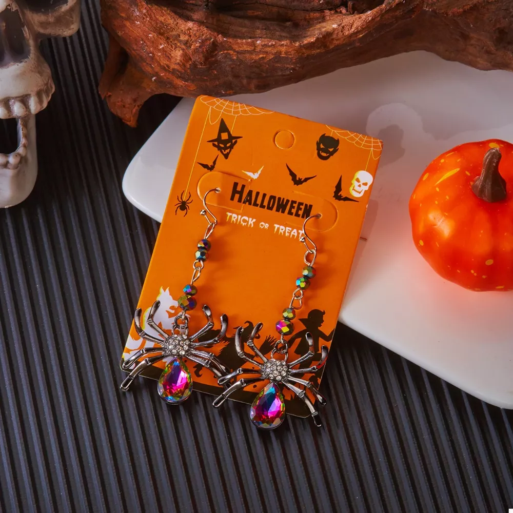 Halloween Spider Dangle Earrings, image 3