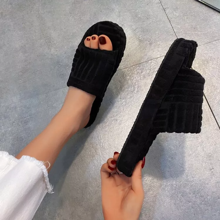 Open-Toe Platform Slippers, image 8
