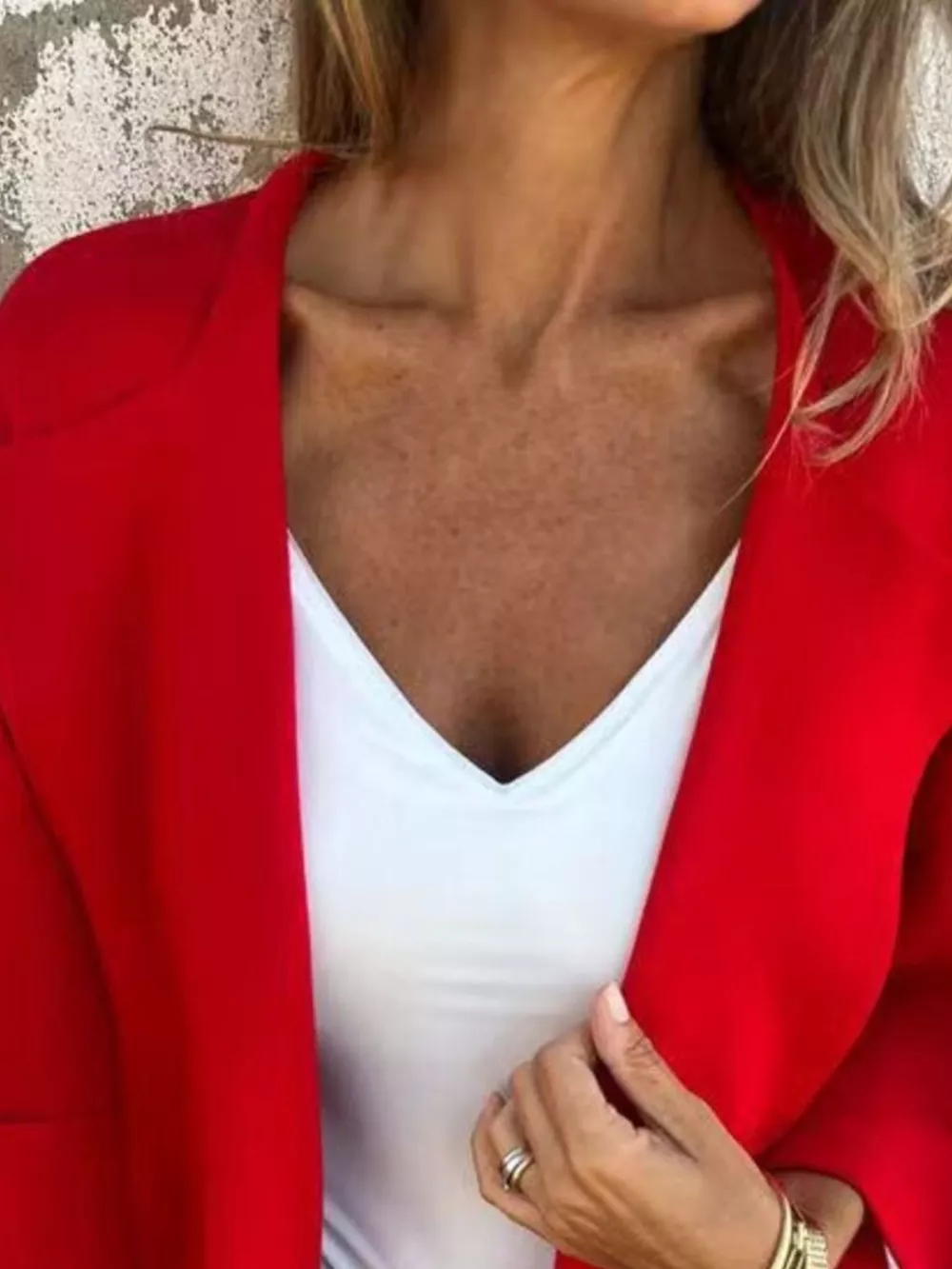 Full Size Open Front 3/4 Sleeve Casual Cardigan Plus Size, image 16