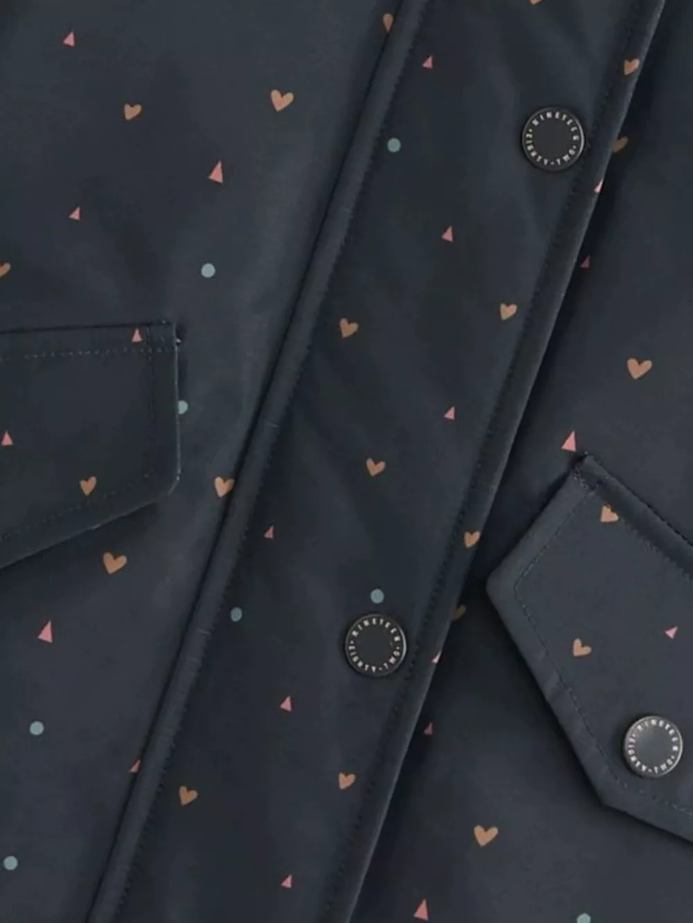 Children's Heart Print Zip Up Jacket, image 5