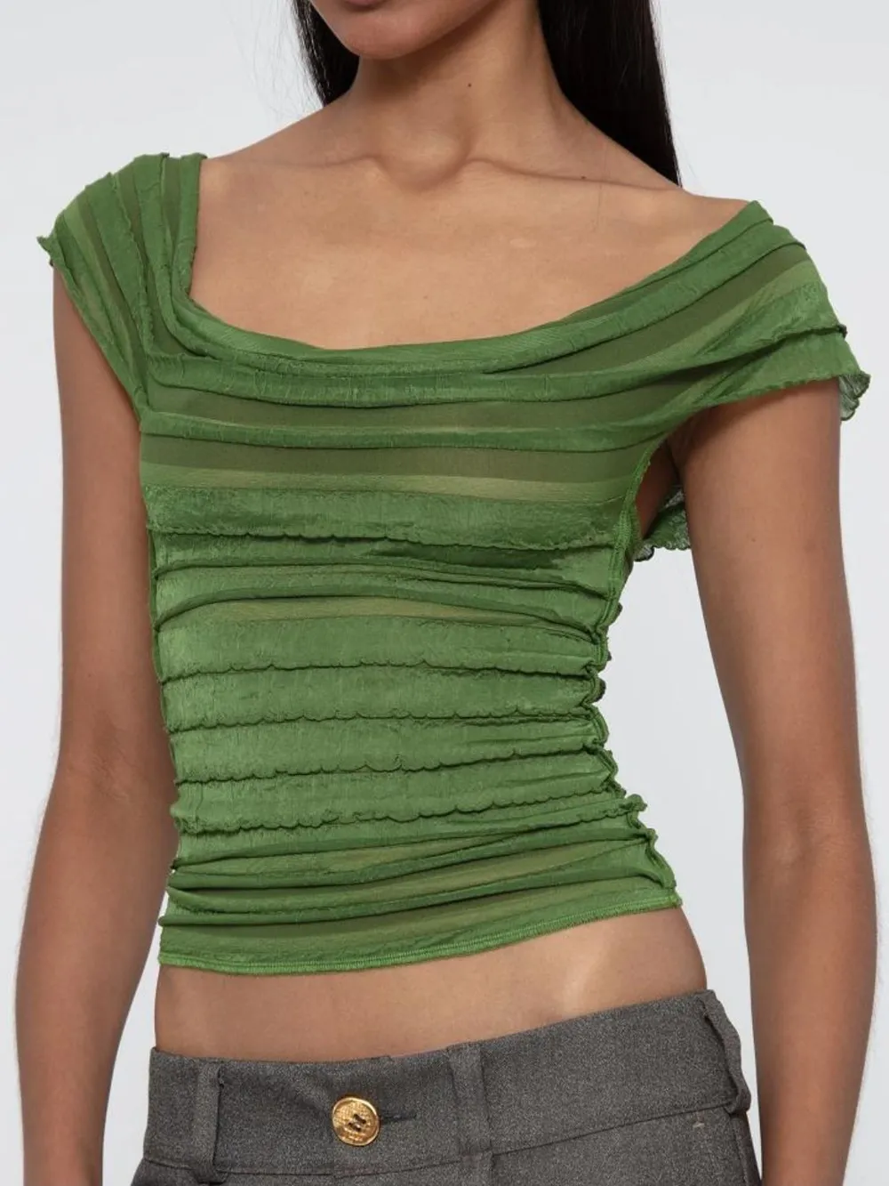 Ruched Solid Tank, image 36