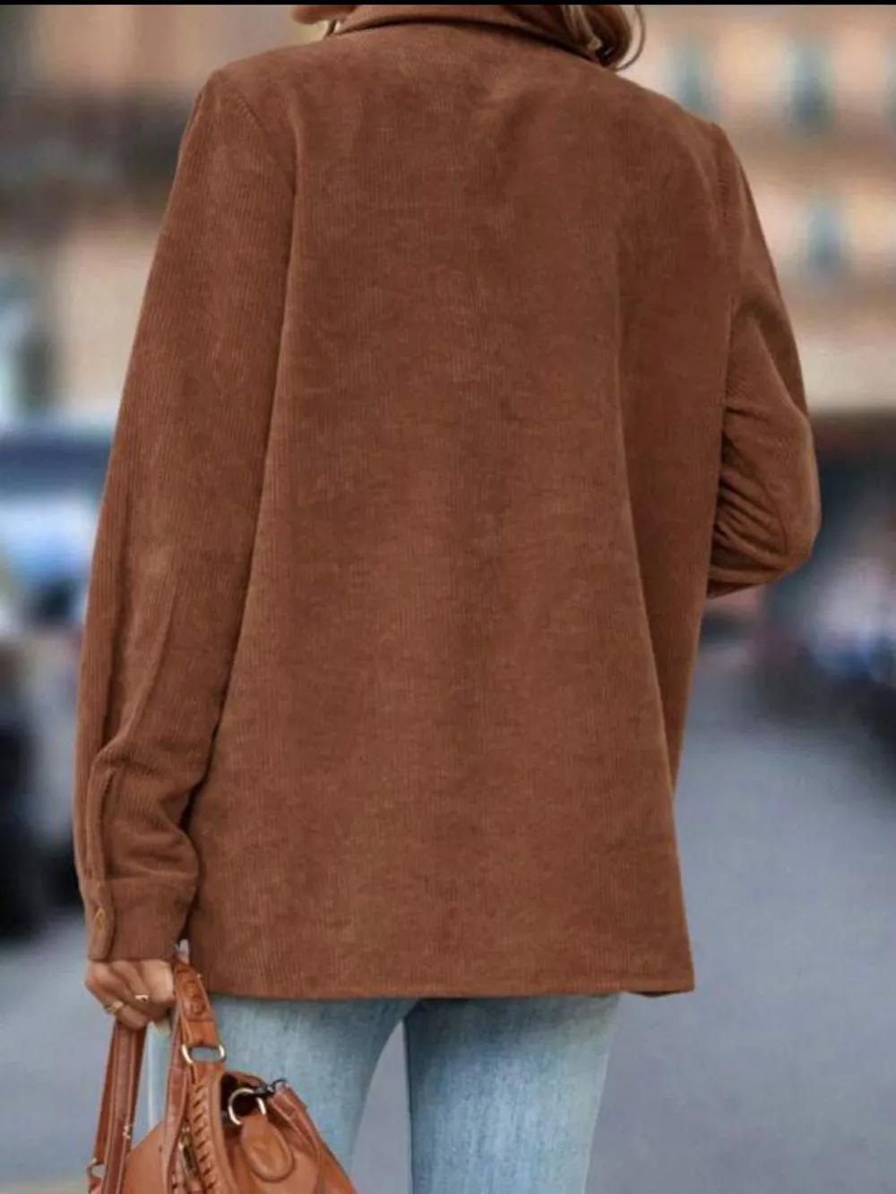 Button Down Long Sleeve Shacket, image 2