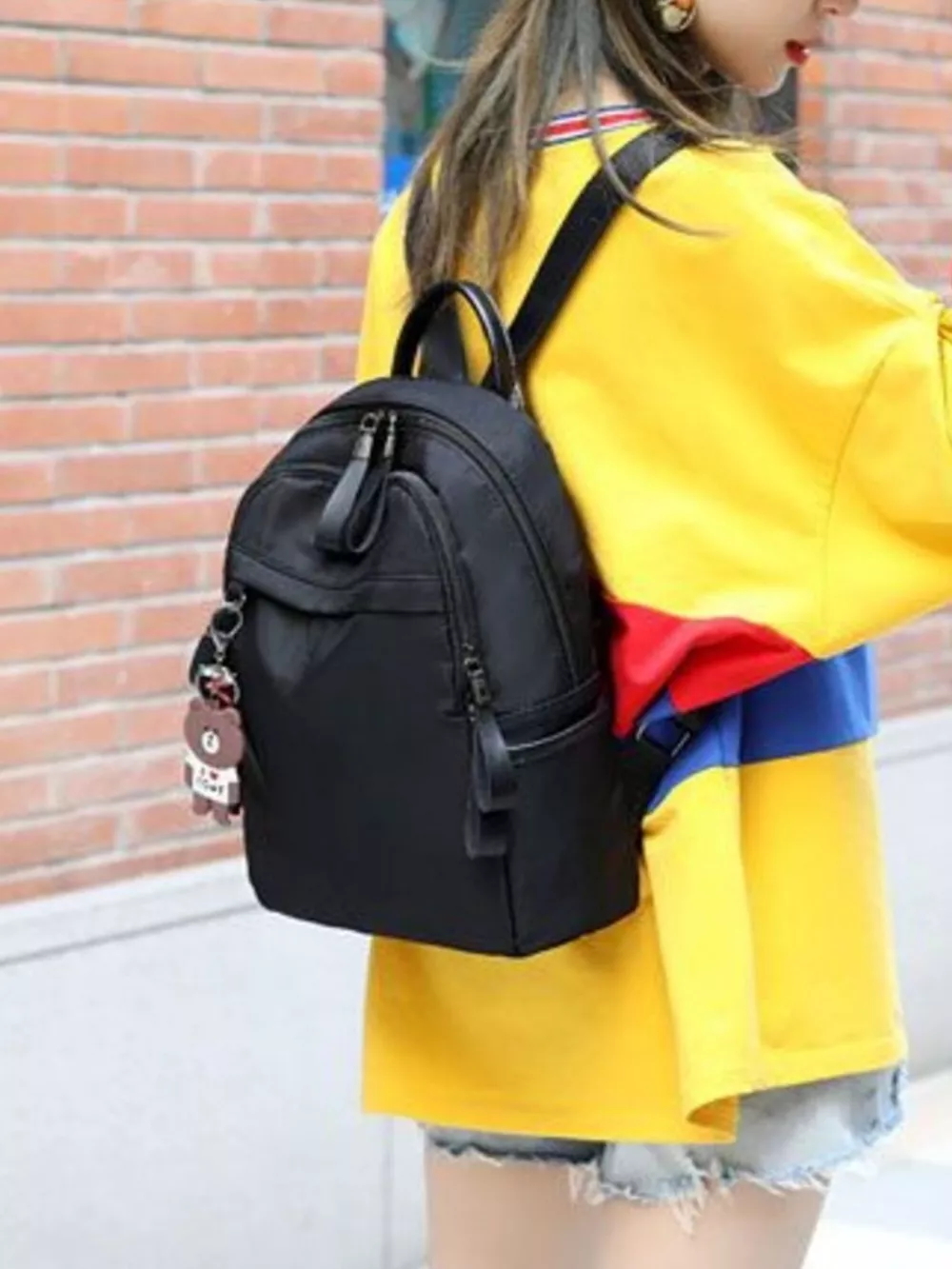 Lightweight Nylon Backpack Bag, image 4