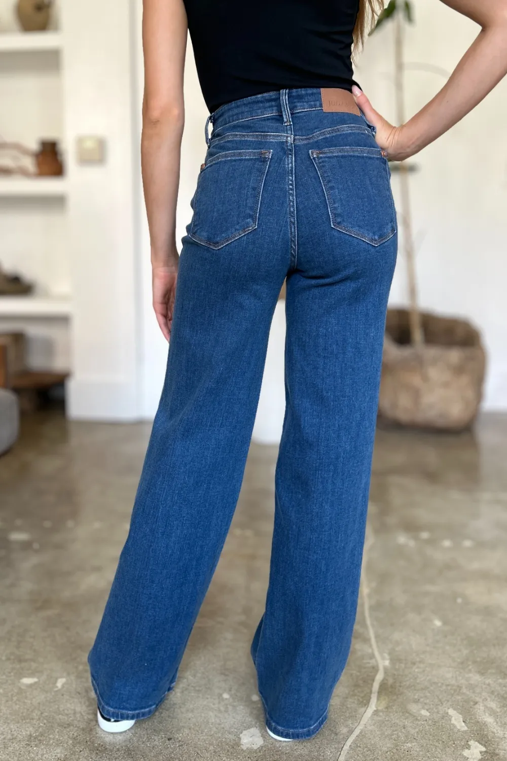 Full Size High Rise Straight Jeans, image 14