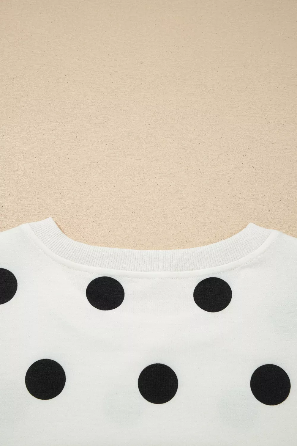 Ribbed Trim Polka Dot Print Tank Split Mini Skort 2pcs Set, image 12
