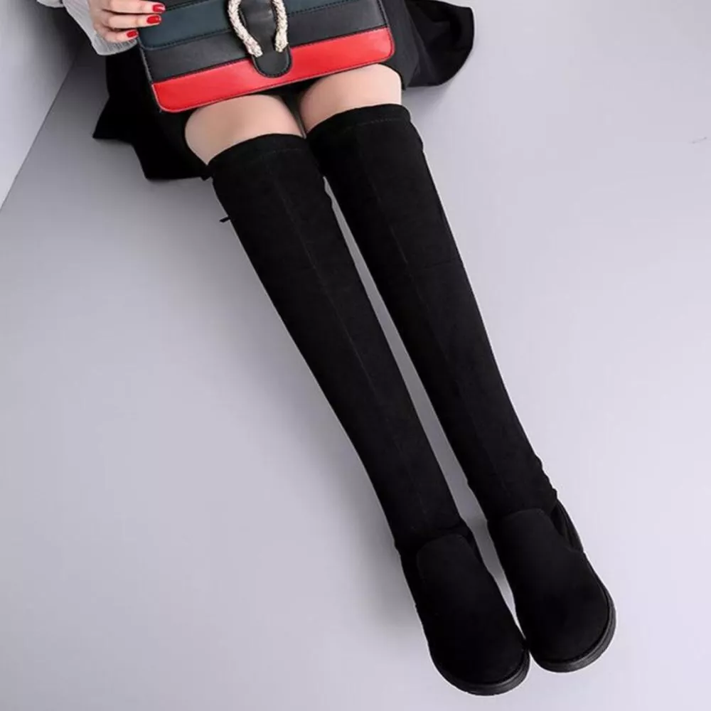 Over-the-Knee Block Heels Boots, image 3