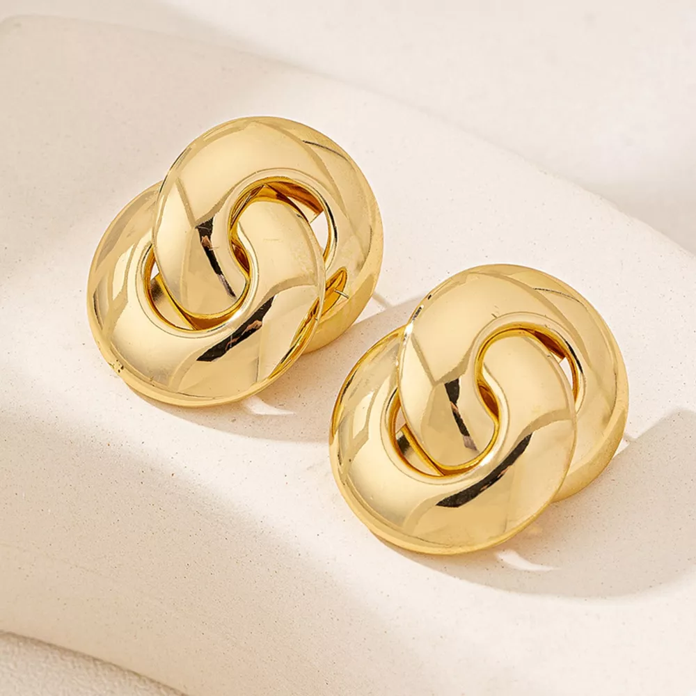 Chunky Knot Stud Earrings, image 5