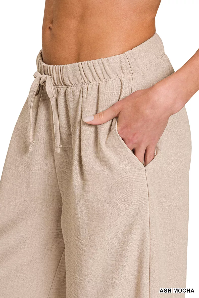 Woven Airflow Drawstring Pants, image 5