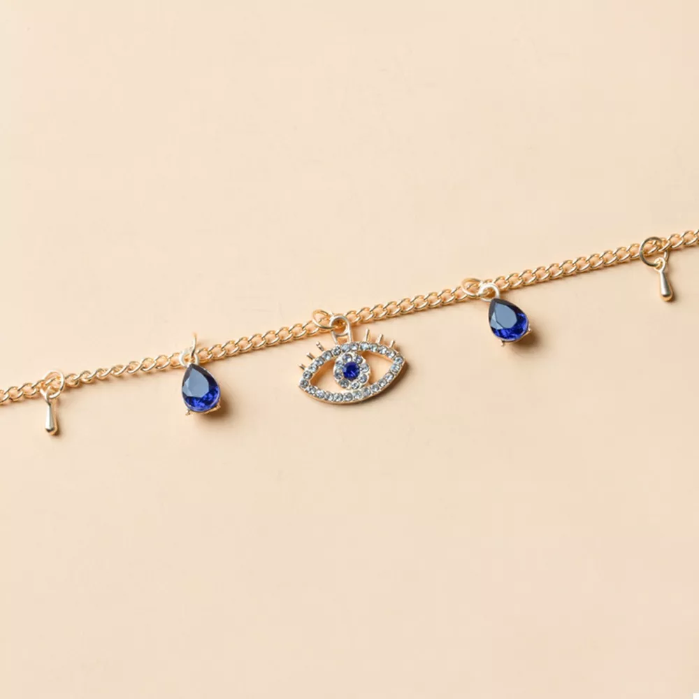 Evil Eye Charm Necklace, image 3