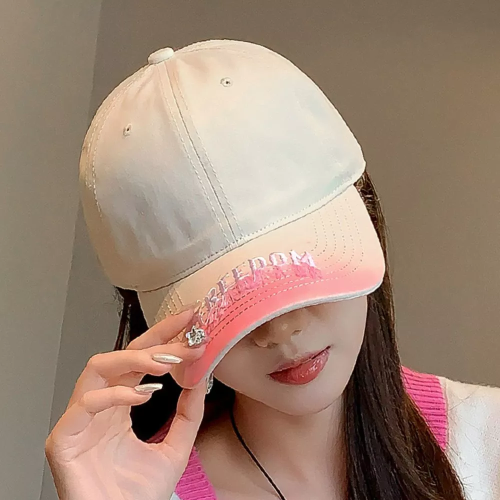 Gradient Embroidered Baseball Cap