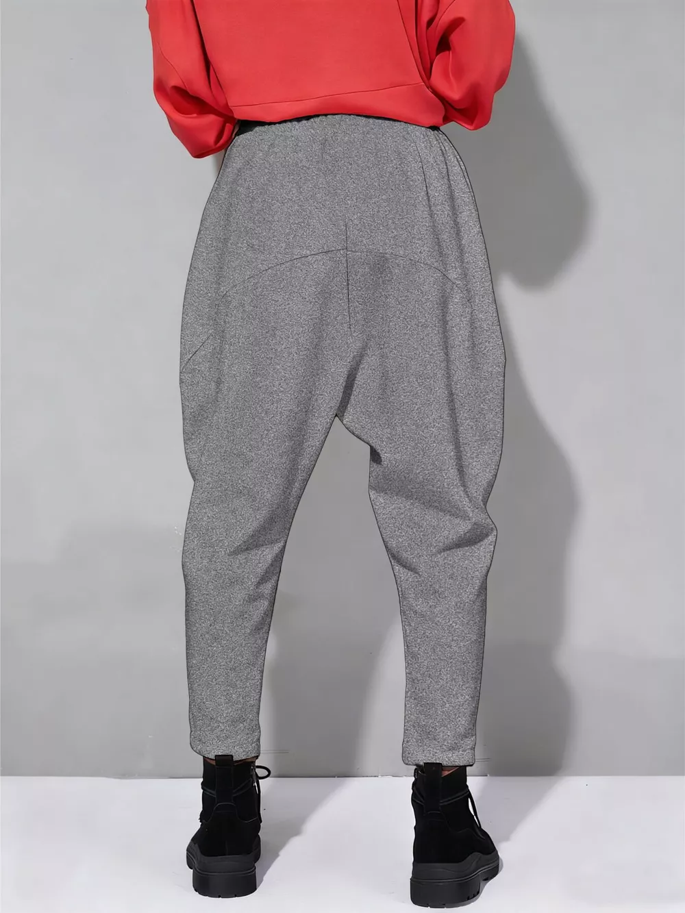 Loose Fit Harem Pants with Pockets, image 15