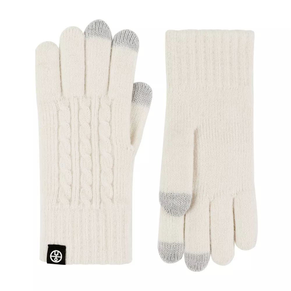 Cable Knit Touchscreen Gloves, image 5