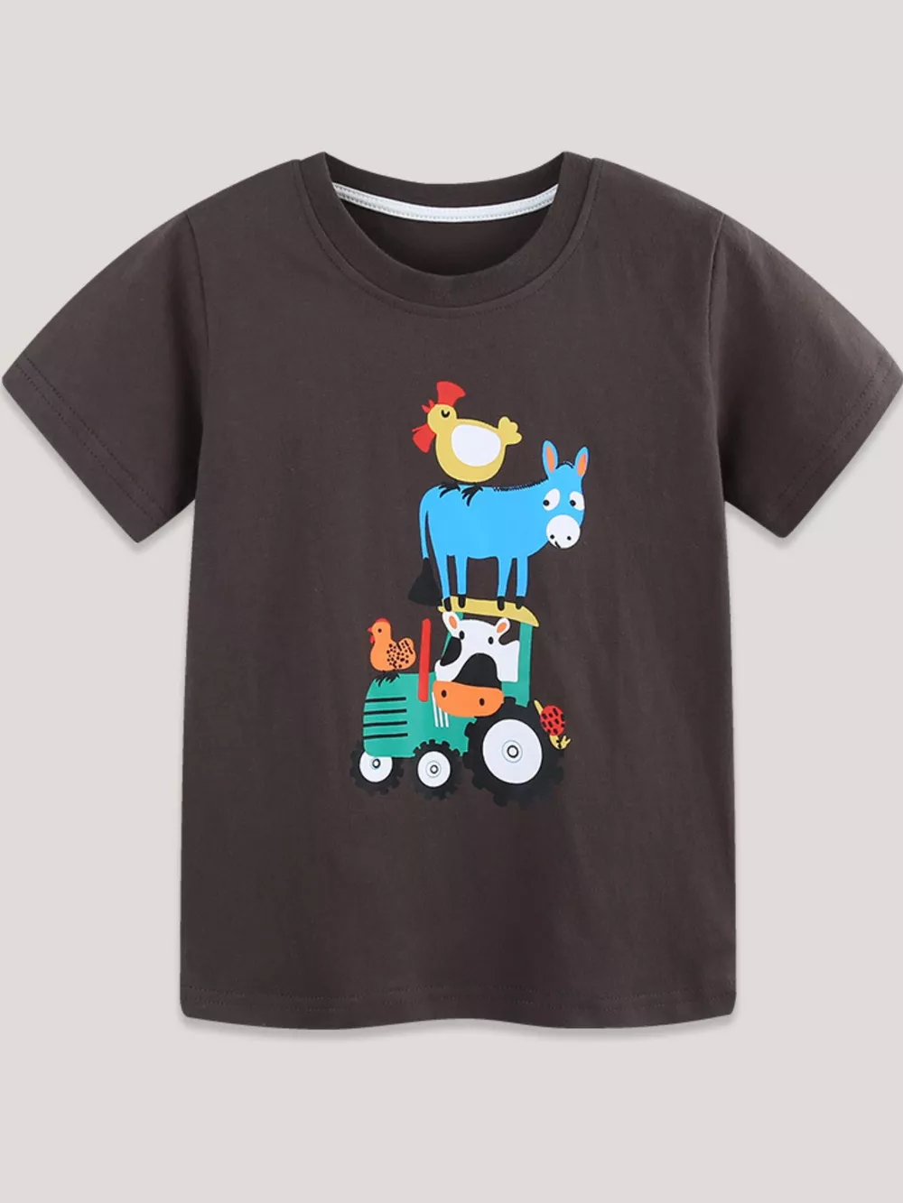 Kids' Farm Animal Graphic T-Shirt