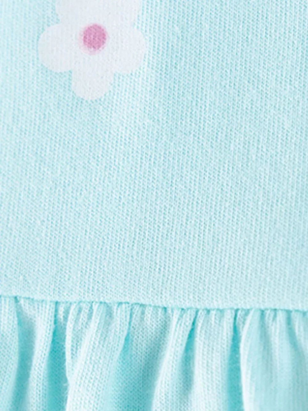 Children's Flower Balloon Sleeve Peplum Top and Pants Set, image 4