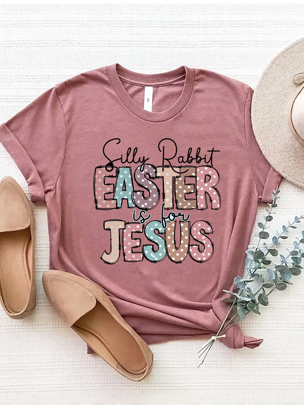 Letter Graphic Round Neck Short Sleeve T-Shirt, image 10