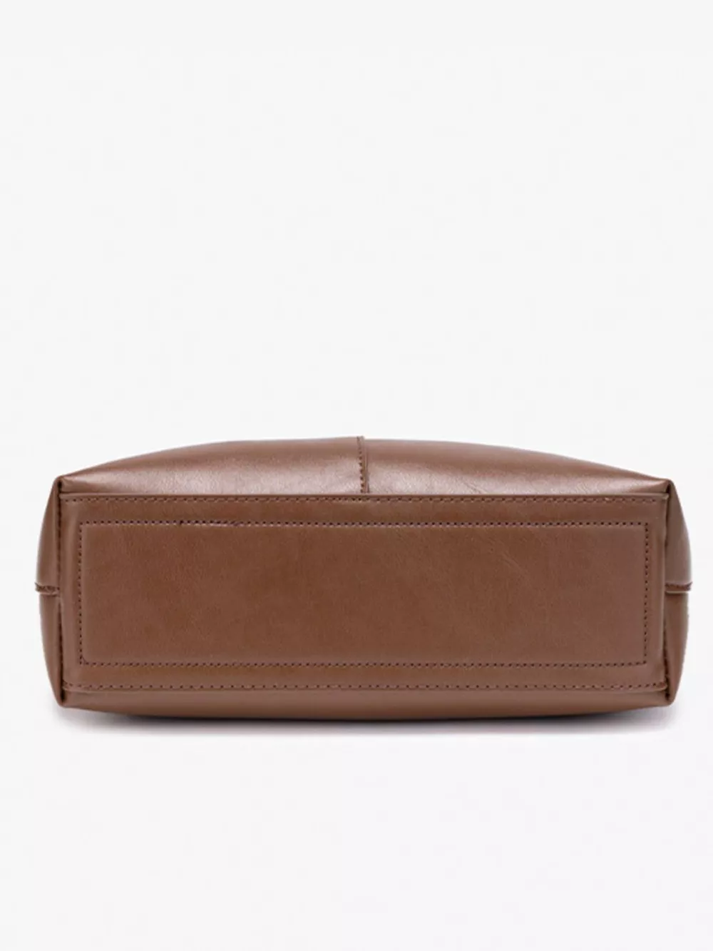 Minimalist PU Leather Bucket Shoulder Bag, image 7