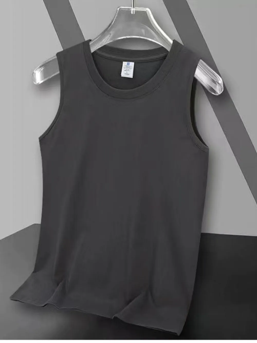 Men's Full Size Round Neck Tank Plus Size, image 2