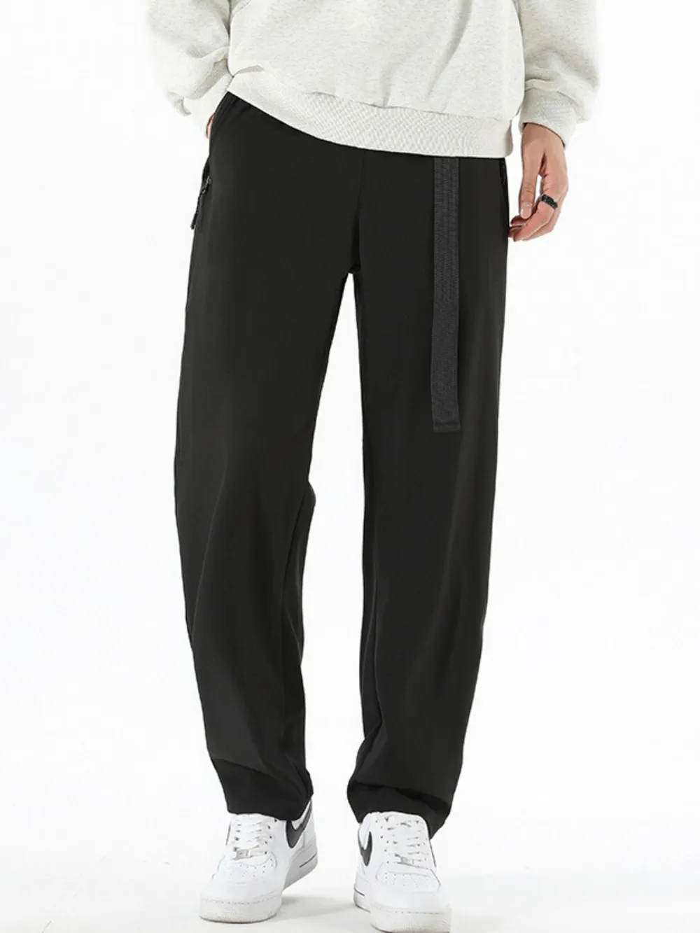 Men's Plus Size Solid Loose Fit Pants