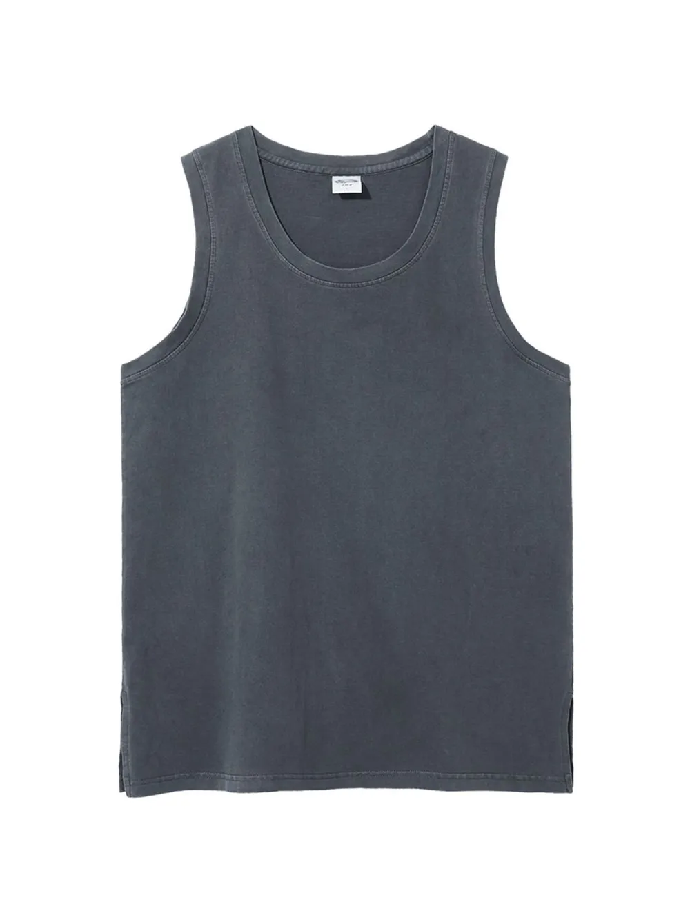 Men's Side Slit Round Neck Tank