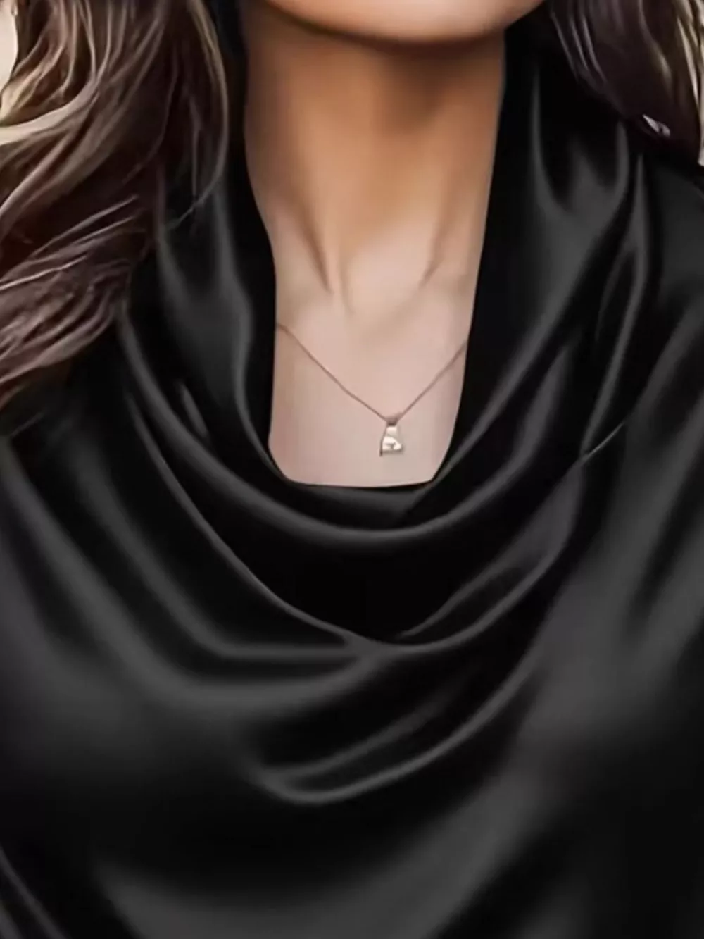 Satin Cowl Neck Blouse, image 15