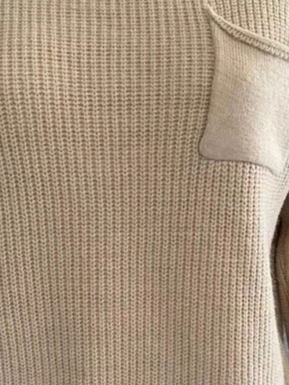 Pocket Detail Dropped Shoulder Sweater, image 4