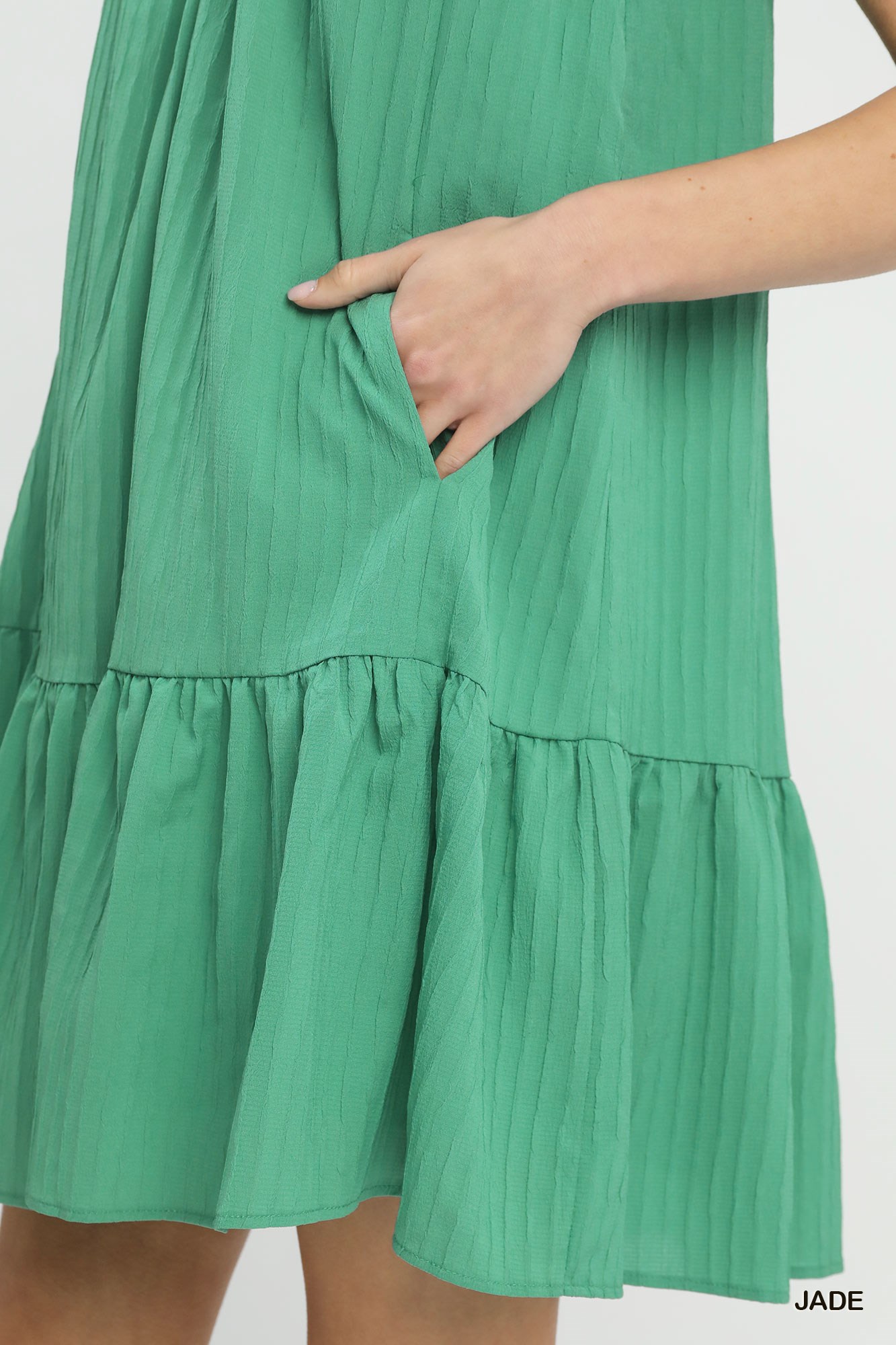 Flutter Sleeve Tiered Dress, image 6