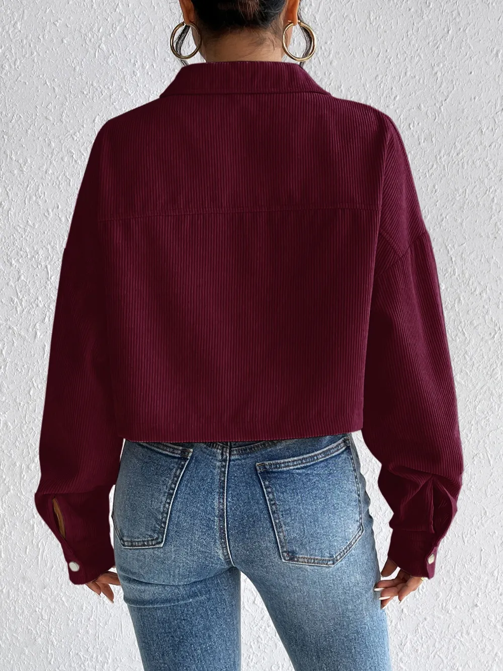 Snap Down Long Sleeve Jacket, image 22