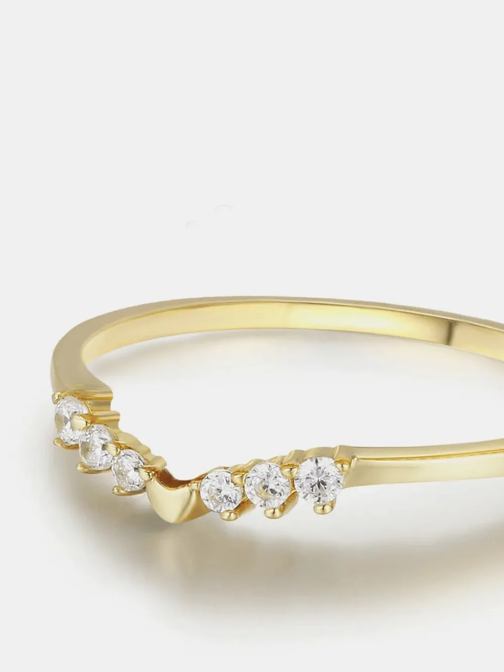 925 Sterling Silver Inland Zircon Ring, image 2