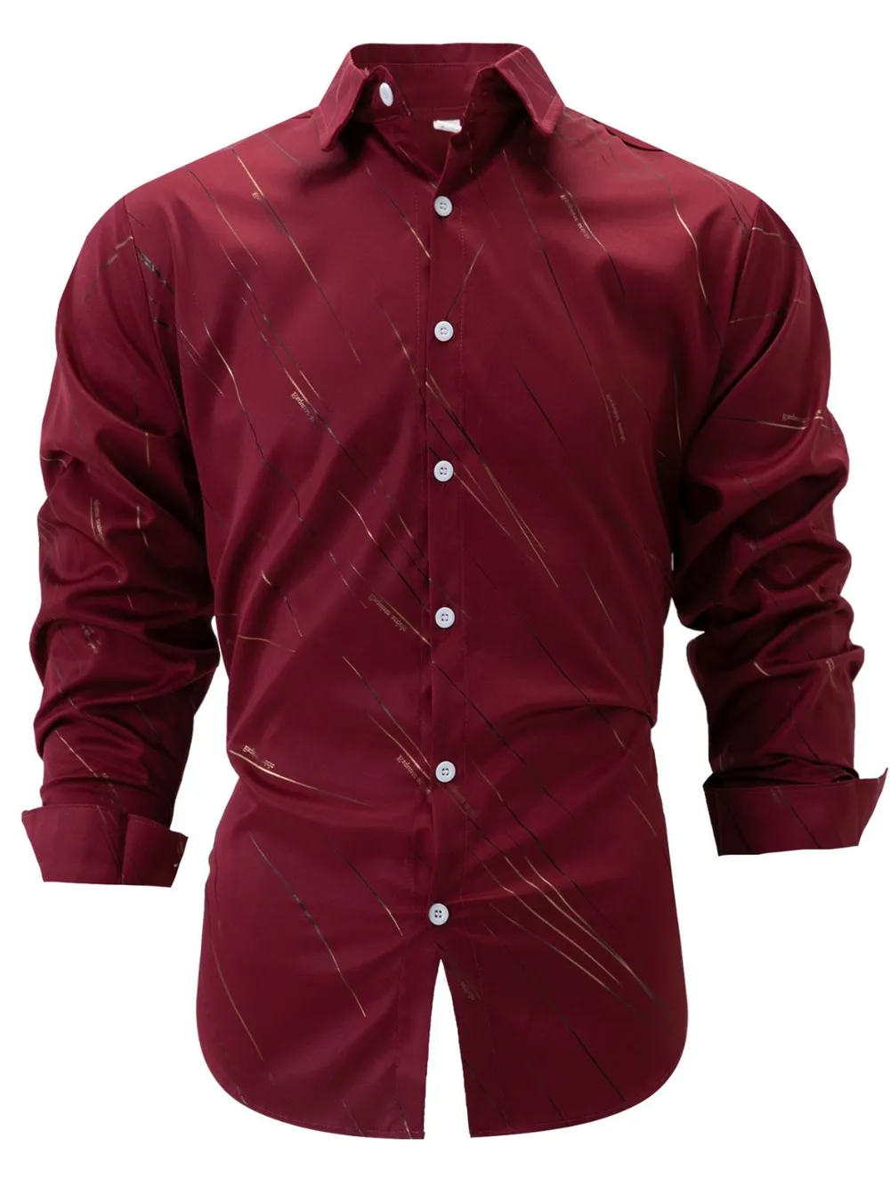 Men's Full Size Button Up Long Sleeve Shirt Plus Size, image 9