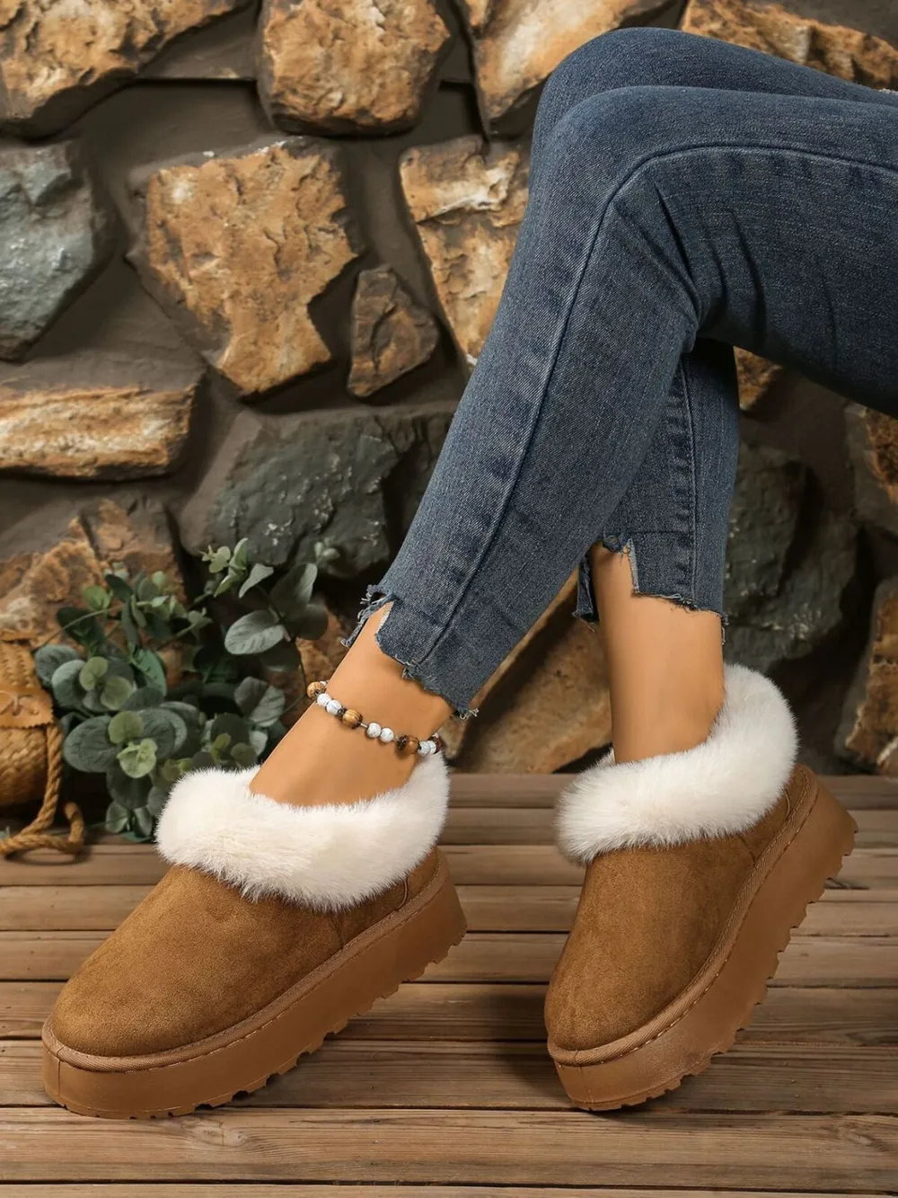 Round Toe Platform Boots, image 4